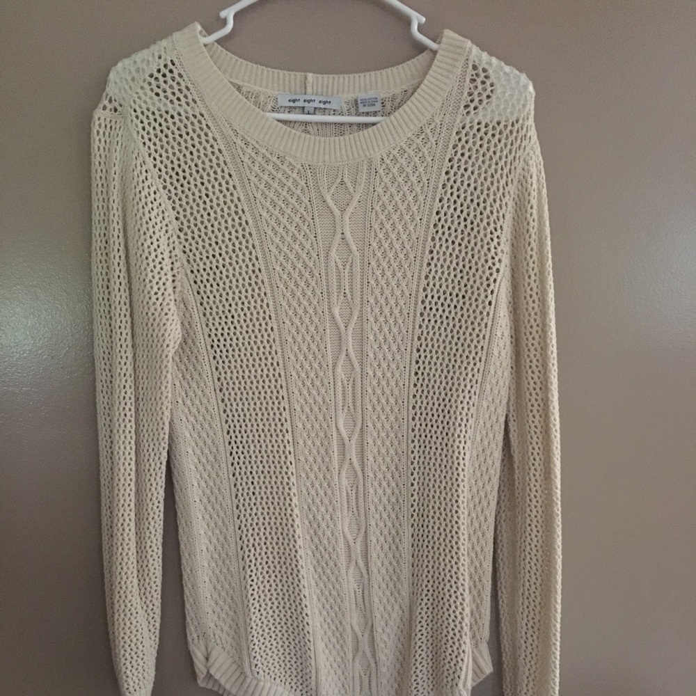 Cream sweater